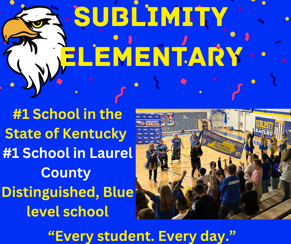 Sublimity Recognized as being the Number One School in the STATE