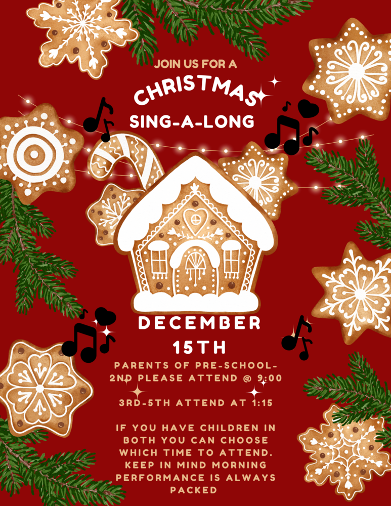 Christmas SingALong WyanPine Grove Elementary School