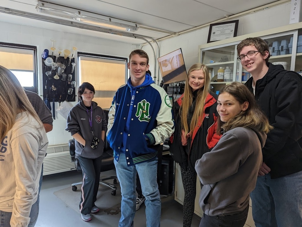 Students working the City of London Utility Wastewater Treatment plant